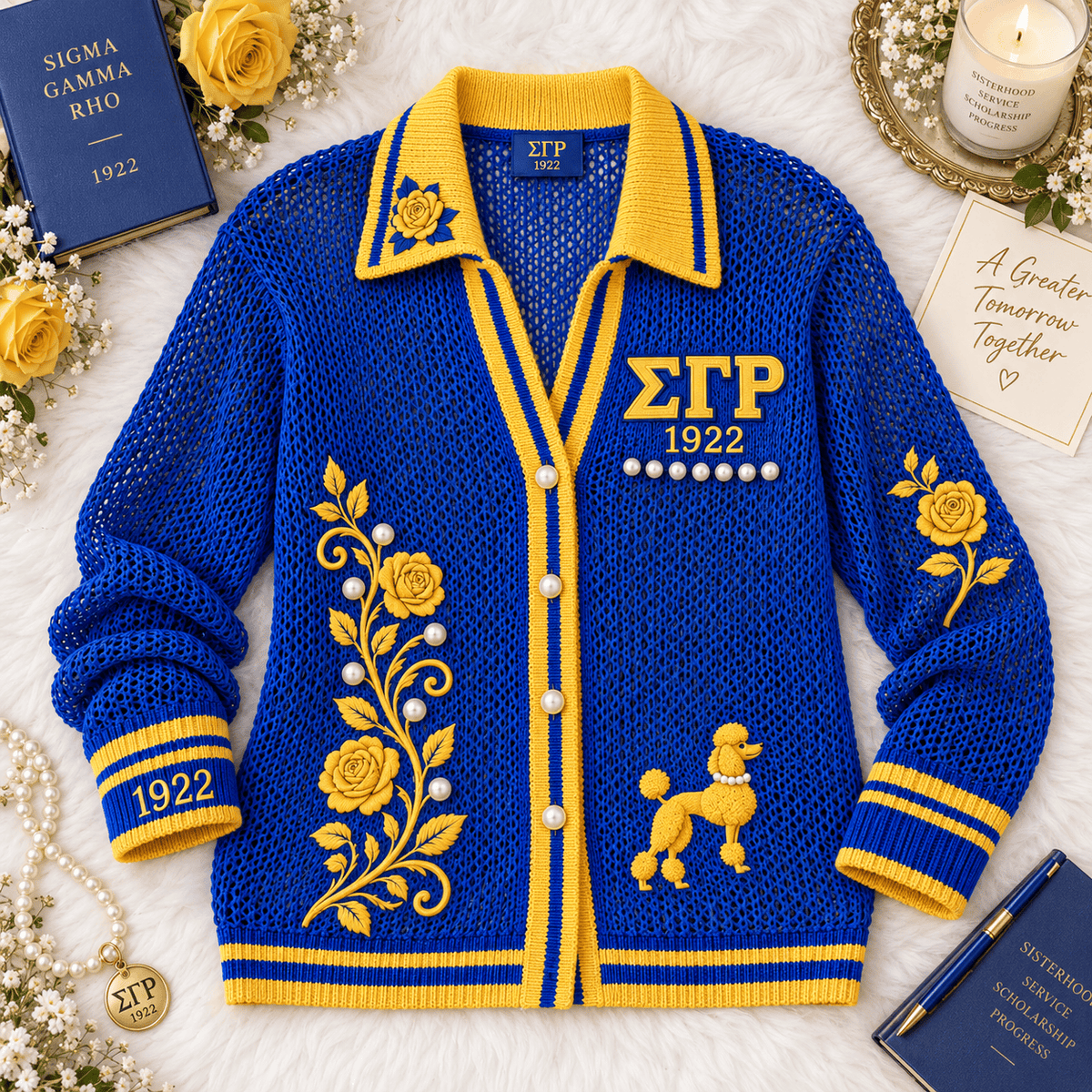 SGRO Women’s Open-Knit Cardigan NTKO