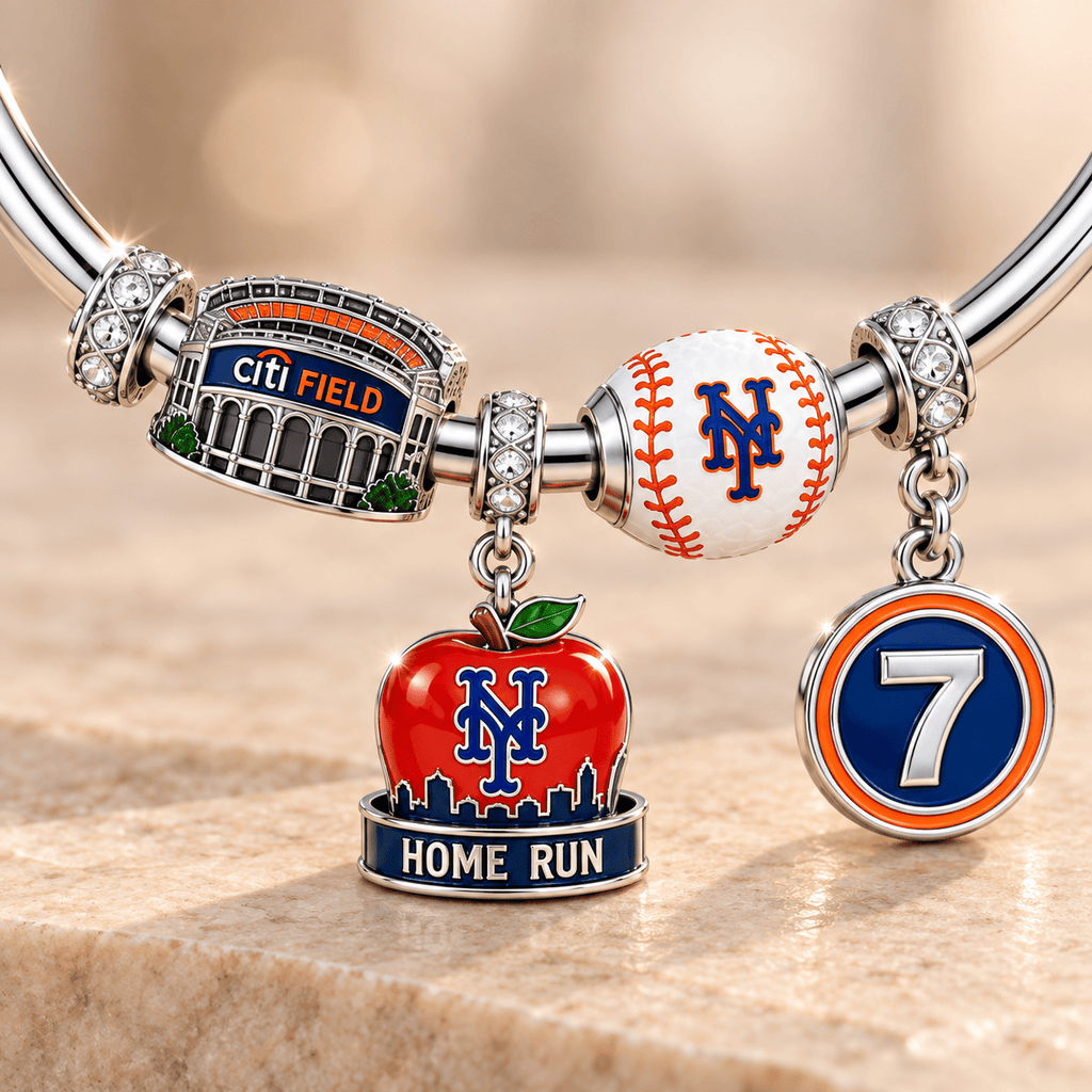 NYM Silver Charm Bracelet Set TMH
