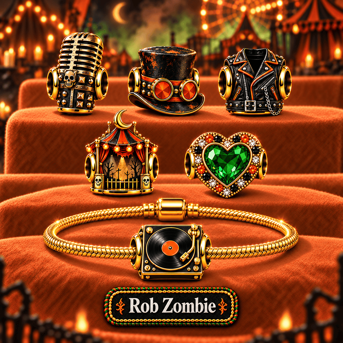 RZB Gold Charm Set PNPA